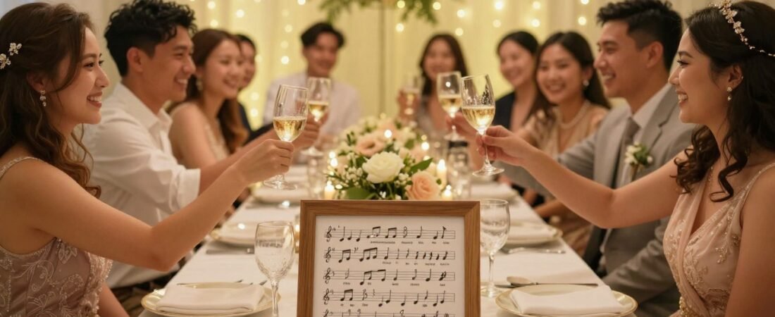 Personalized Song Wedding Gift for a Friend