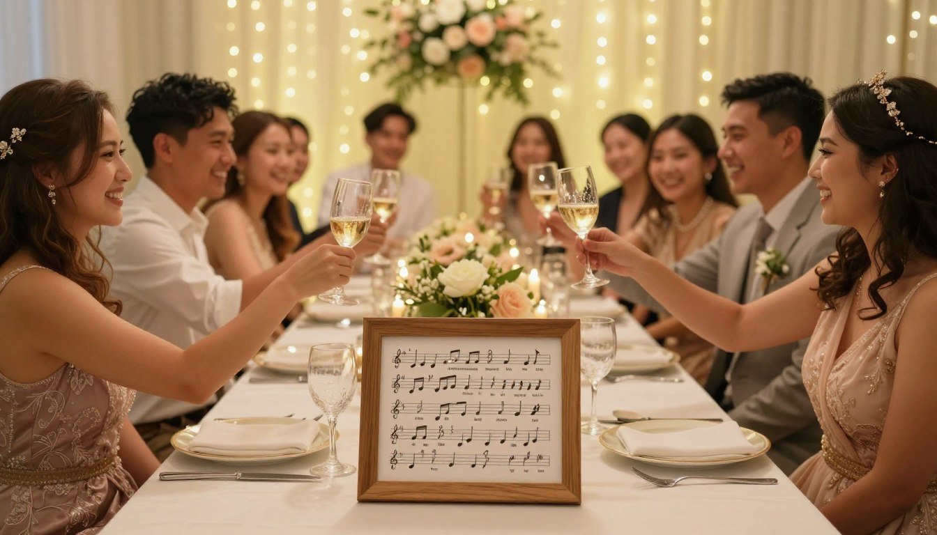 Personalized Song Wedding Gift for a Friend