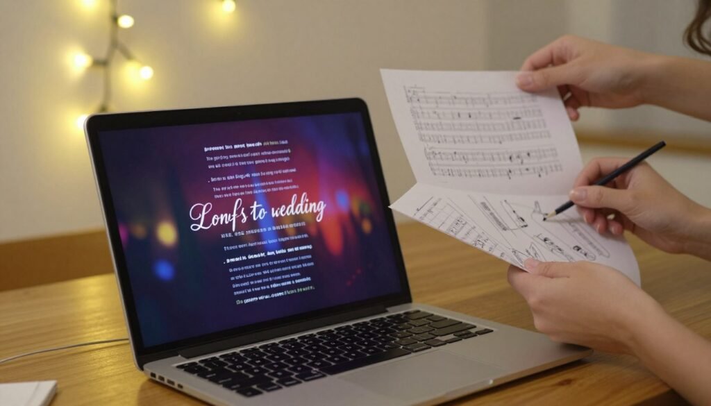 custom song lyric video