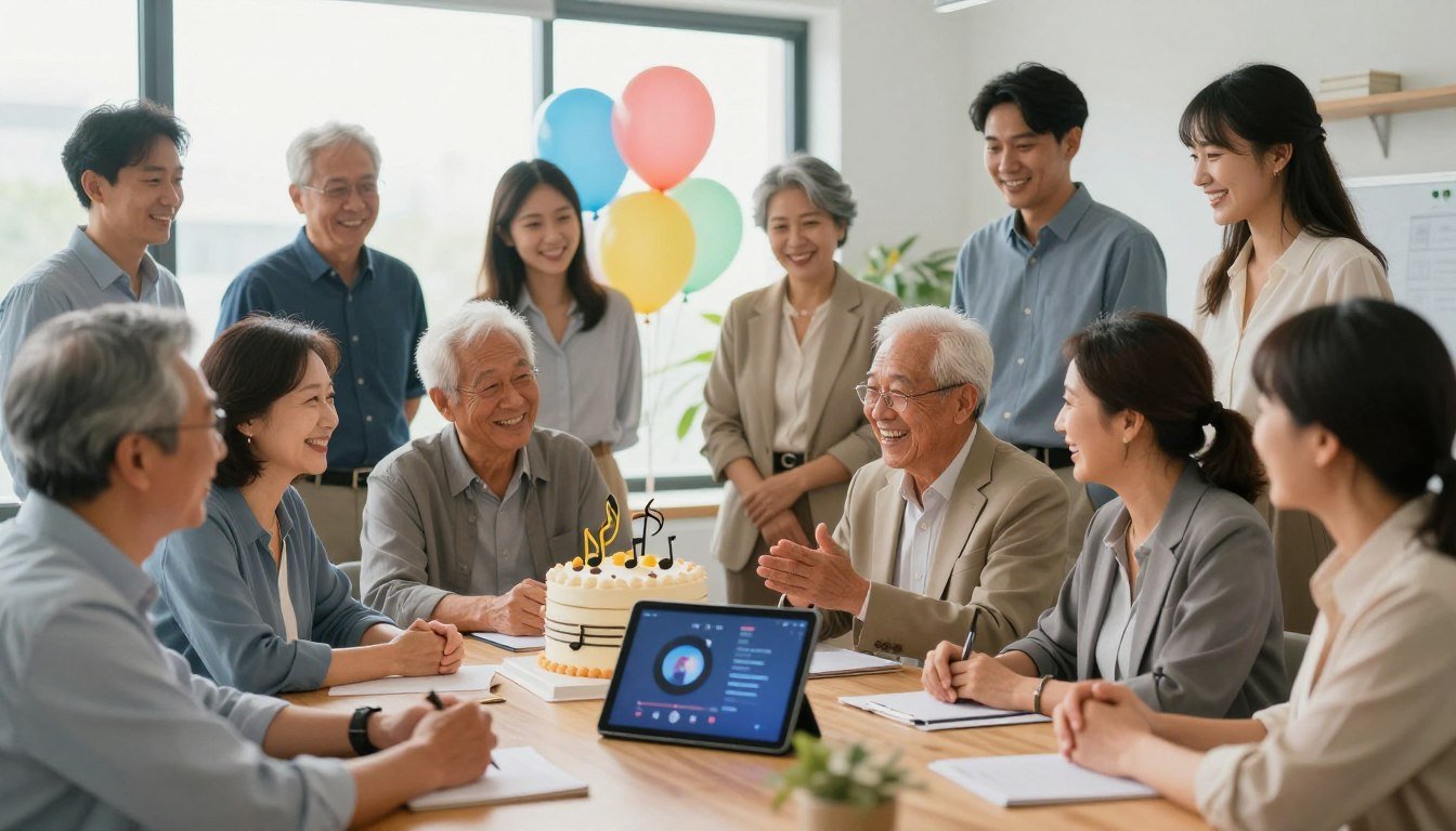 Retirement Gift: Custom Song from the Team