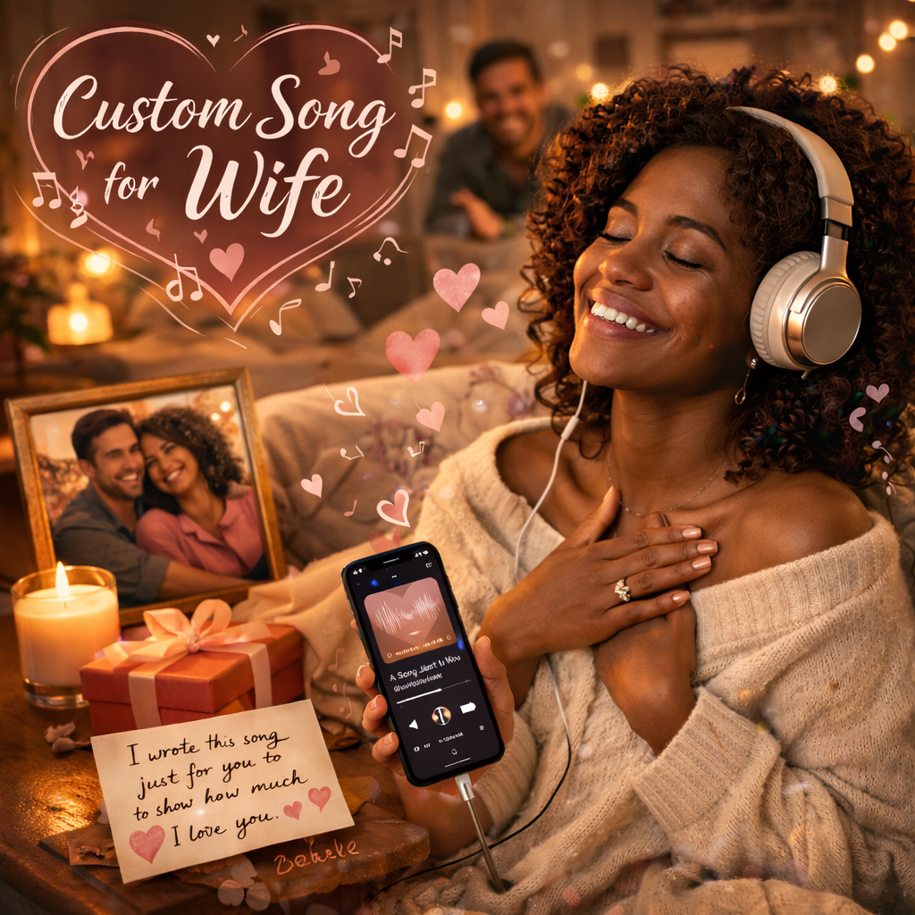 The perfect custom song gift for your wife