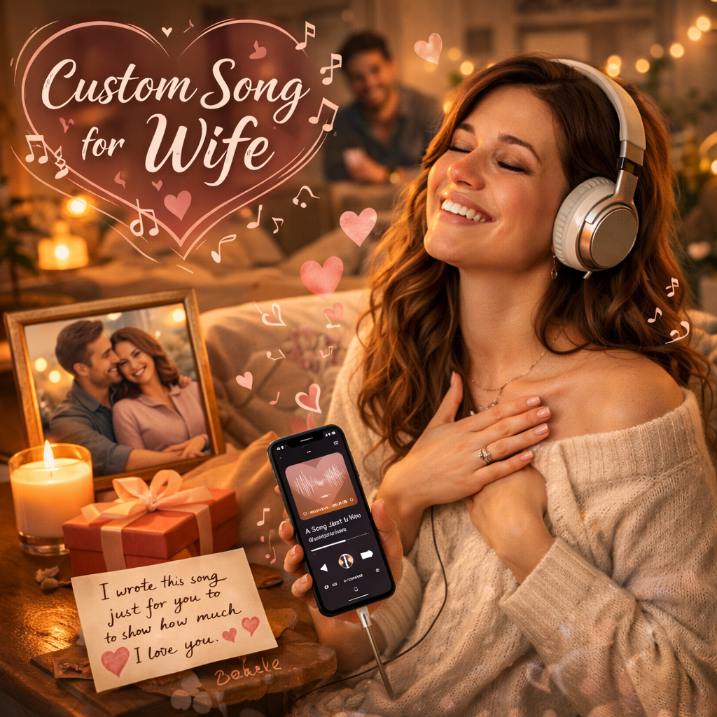 A song just for you — personalized gift for wife