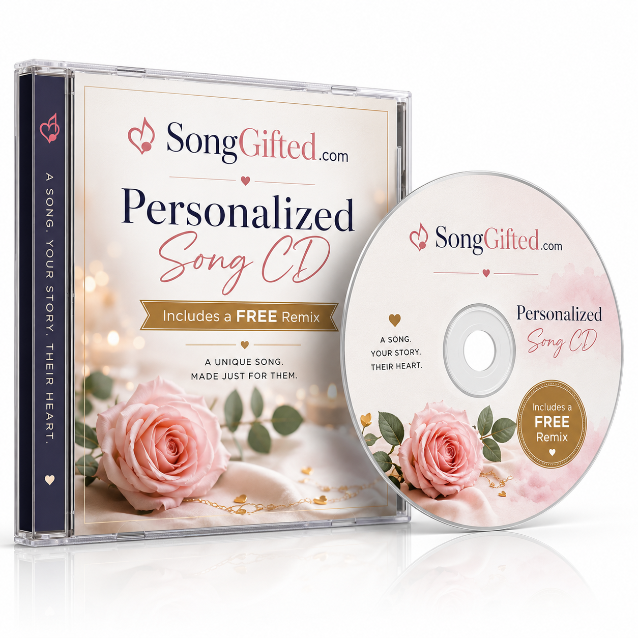 Personalized Song CD – Original + FREE Remix